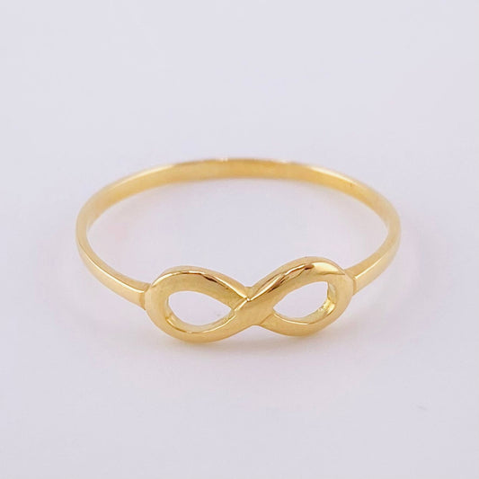 Anillo Infinito 1.1g / T7 3/4 Oro Amarillo 18K