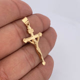 Dije Cruz Cristo  3.6gr / 4.2cm / Oro 18K & Dije Cruz Cristo  3.6gr / 4.2cm / Oro 18K &