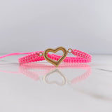 Pulsera Rosada Silueta Corazon 1.15gr / 2.3cm / Lisa Oro Amarillo 18K $ Pulsera Rosada Silueta Corazon 1.15gr / 2.3cm / Lisa Oro Amarillo 18K $
