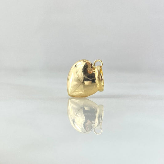 Dije Corazon Liso 0.5gr / 1.7cm / Oro Amarillo 18K ©