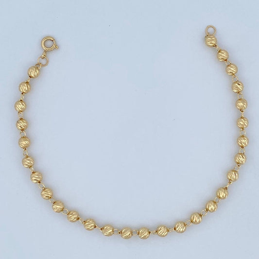 Pulso Militar 3.8gr / 19cm / Oro 18K &