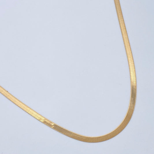Cadena Espejo 4.35gr / 45cm / +3 Oro 18K &