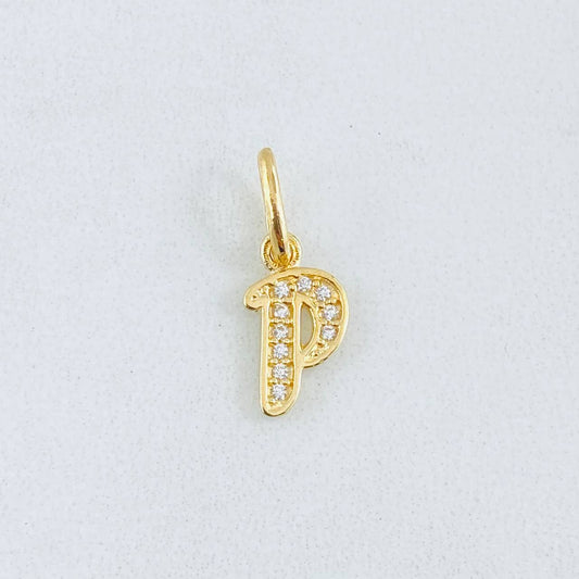 Dije Letra P 0.65gr / 1.6cm / Oro Amarillo 18K *