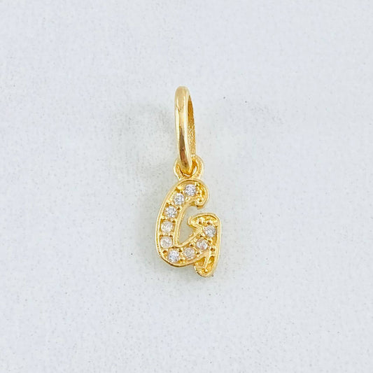 Dije Letra G 0.5gr / 1.5cm / Oro Amarillo 18K