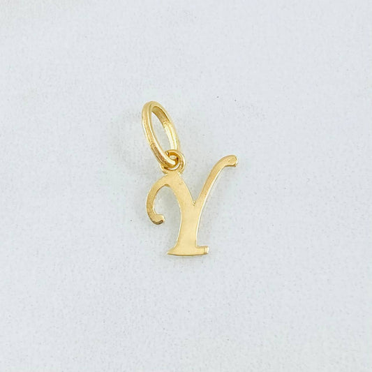 Dije Letra Y 0.4gr / 1.6cm / Oro Amarillo 18K