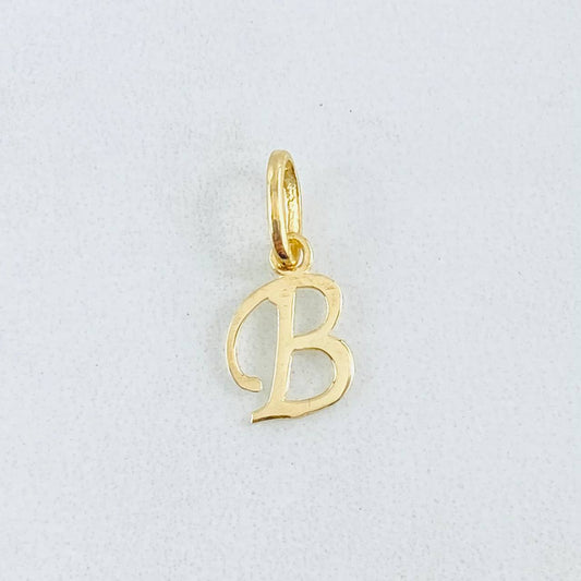 Dije Letra B 0.4gr / 1.6cm / Oro Amarillo 18K