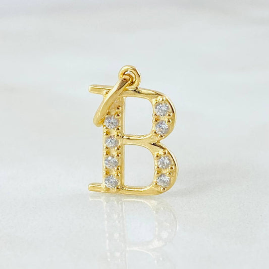 Dije Letra B 0.95gr / 2cm / Oro Amarillo 18K