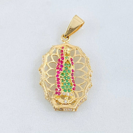 Dije Virgen Guadalupe 3.55gr / 3.3cm / Oro Amarillo 18K