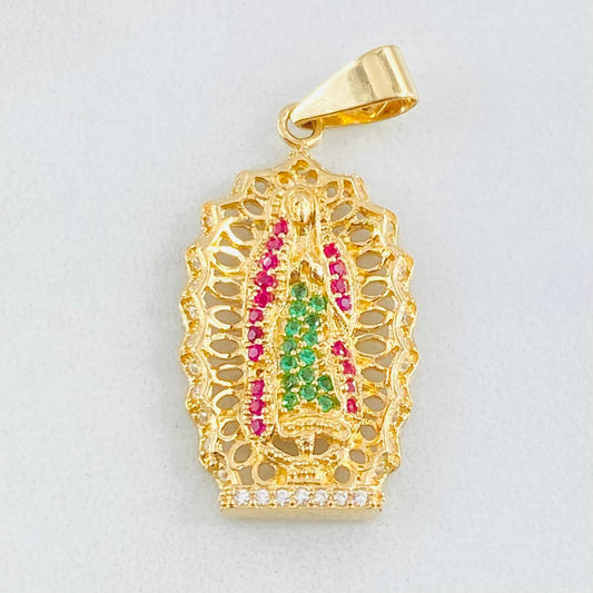 Dije Virgen Guadalupe 4.25gr / 3.3cm / Oro Amarillo 18K