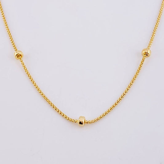 Cadena Barril Ruso Intercepto 6.3 g / 46 cm / 1.6 mm Oro Amarillo 18K