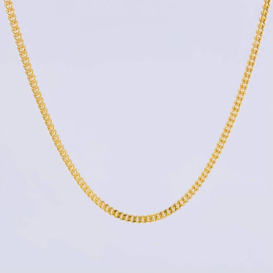 Cadena Cubana 10.85 g / 60.9 cm / 2.14 mm Oro Amarillo 18K