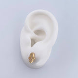 Topos Mano Hamsa 1.75gr / Circones Blancos Oro Amarillo 18K & Topos Mano Hamsa 1.75gr / Circones Blancos Oro Amarillo 18K &