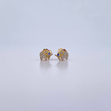 Topos Elefante 1.2gr / Circones Azules Blancos Oro Amarillo 18K & Topos Elefante 1.2gr / Circones Azules Blancos Oro Amarillo 18K &