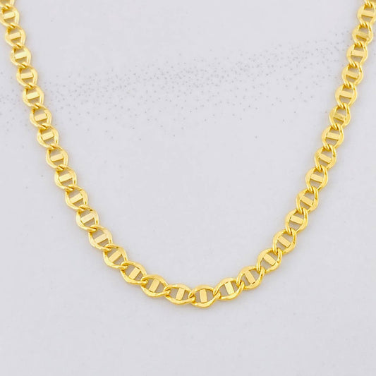 Cadena Escalera 3.25g / 60cm / 2.7mm Oro Amarillo 18K