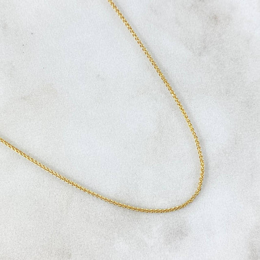 Cadena Franco 1.65gr / 45cm / 1.2mm Oro Amarillo +3 18K *