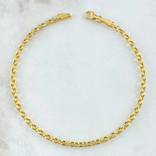 Pulso Roll-On 2.25gr / 19cm / 2.3mm Oro Amarillo +3 18K