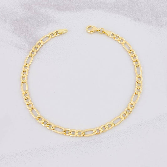 Pulso Figaro 2.55g / 20cm / 4.15mm Oro Amarillo 18K