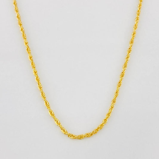 Cadena Lazo 0.85g / 45cm / 1.2mm Oro Amarillo 18K