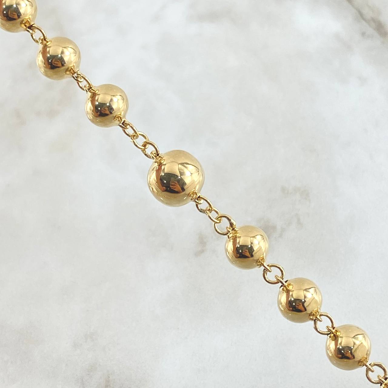 Rosario Virgen Milagrosa 50.75gr / 70cm / Oro 18K © Rosario Virgen Milagrosa 50.75gr / 70cm / Oro 18K ©