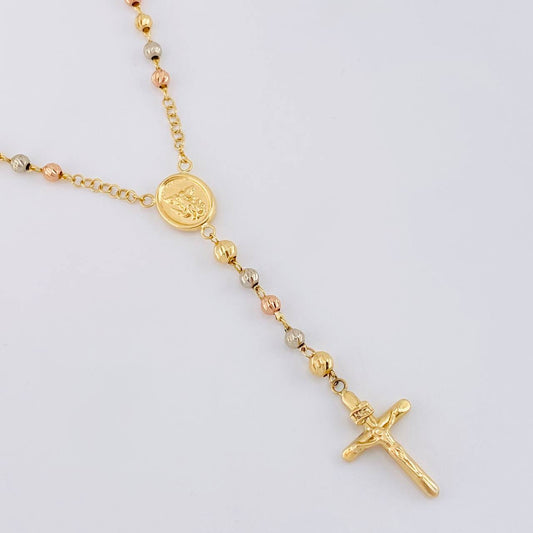 Rosario San Miguel 10.65 g / 57.4 cm / 4 mm Tres Oros 18K