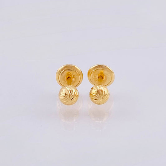 Topos Bola Diamantada 0.5 g / 4 mm Oro Amarillo 18K