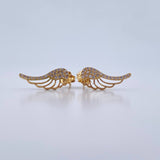 Topos Alas 1.8gr / Circones Blancos Oro Amarillo 18K & Topos Alas 1.8gr / Circones Blancos Oro Amarillo 18K &