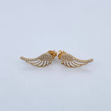 Topos Alas 1.8gr / Circones Blancos Oro Amarillo 18K & Topos Alas 1.8gr / Circones Blancos Oro Amarillo 18K &