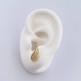 Topos Alas 1.8gr / Circones Blancos Oro Amarillo 18K & Topos Alas 1.8gr / Circones Blancos Oro Amarillo 18K &
