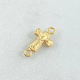 Herraje Cruz Cristo 0.4gr / 1.6cm / Oro Amarillo 18K © Herraje Cruz Cristo 0.4gr / 1.6cm / Oro Amarillo 18K ©