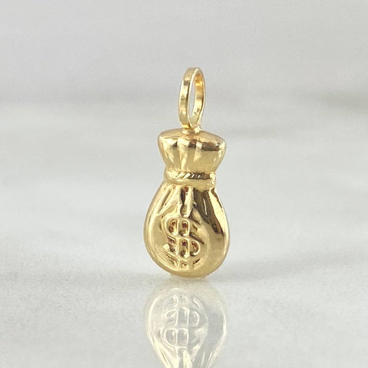 Dije Bolsa Dinero 0.45gr / 1.5cm / Oro 18K *