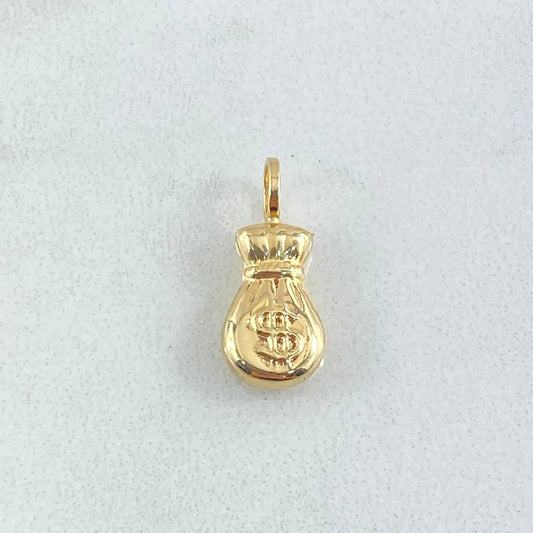 Dije Bolsa Dinero 0.45gr / 1.5cm / Oro 18K