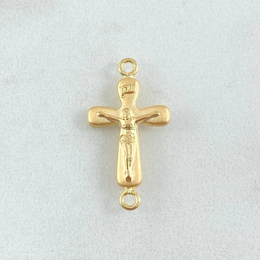 Herraje Cruz Cristo 0.6gr / 2.5cm / Oro Amarillo 18K