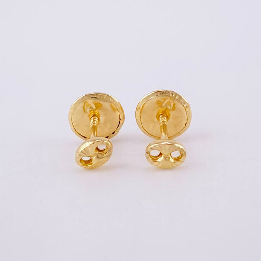 Topos Gc Diamantados 0.4 g / 3.7 mm Oro Amarillo 18K