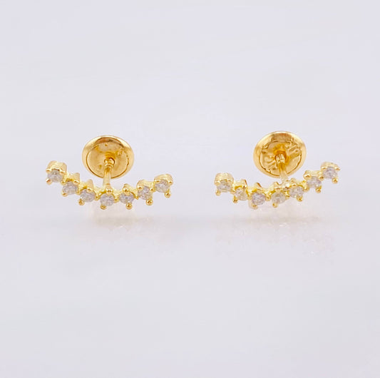 Topos Estela 1.05gr / 1.05cm / Oro Amarillo 18K *