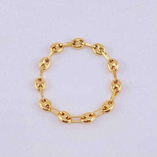 Anillo Gc 0.6 g / T10 1/2- 10 1/4 Oro Amarillo 18K