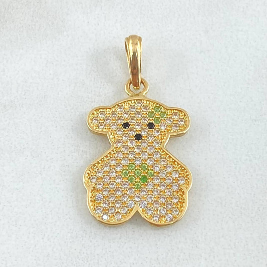 Dije Placa Oso 2.2gr / 2.8cm / Oro 18K ©