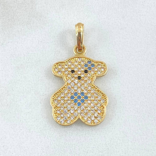 Dije Placa Oso 2.5gr / 2.8cm / Oro 18K ©