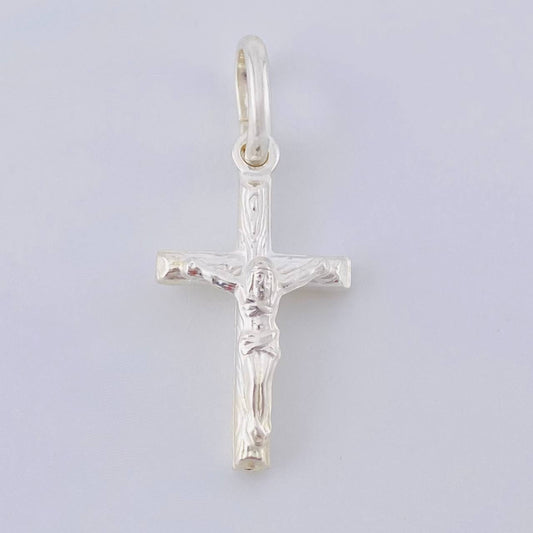Dije Cruz Cristo 0.95 g / 2.5 cm Plata 925