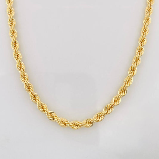 Cadena Lazo 8.9g / 60cm / 3.2mm Oro Amarillo 18K