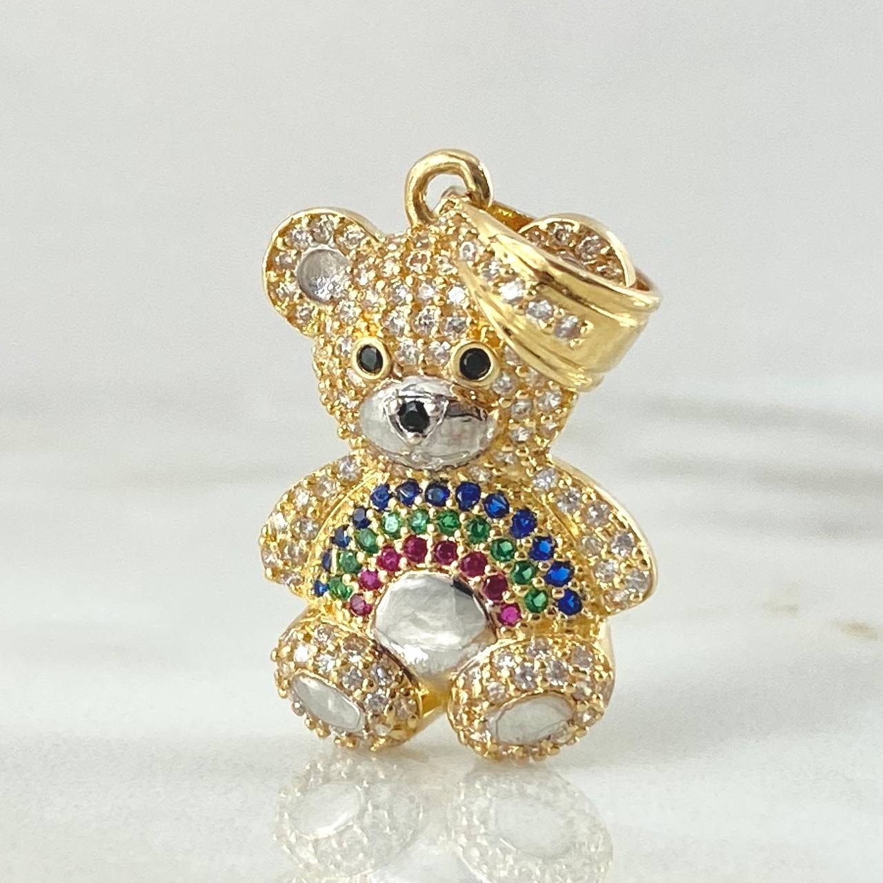 Dije Oso Arcoiris 4.9gr / 3cm / Oro 18K Dije Oso Arcoiris 4.9gr / 3cm / Oro 18K