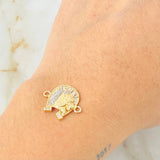 Herraje Herradura Caballo 2.05gr / 1.8cm / Dos Oros Amarillo Blanco 18K Herraje Herradura Caballo 2.05gr / 1.8cm / Dos Oros Amarillo Blanco 18K