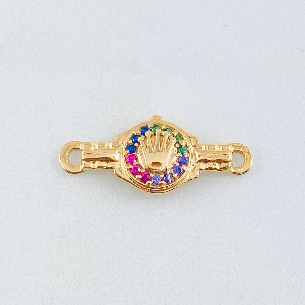 Herraje Correa Corona 1.2gr / 2.2cm / Oro Amarillo 18K Herraje Correa Corona 1.2gr / 2.2cm / Oro Amarillo 18K