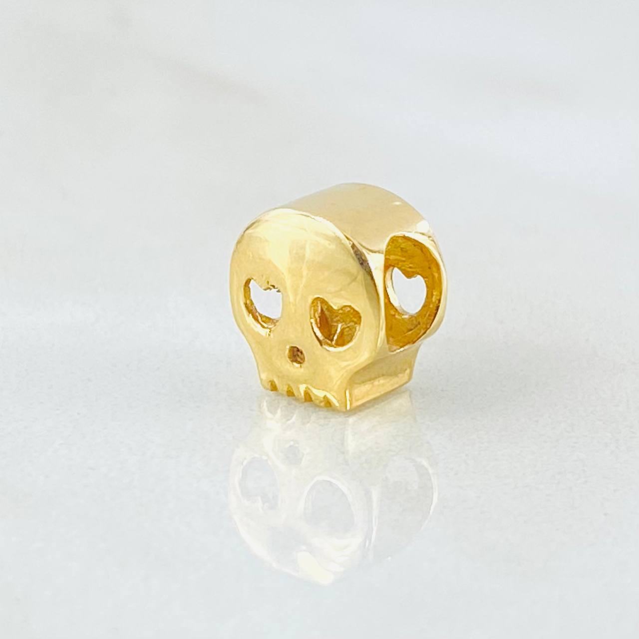 Herraje Calavera 1.55gr / 8mm Oro Amarillo 18K Herraje Calavera 1.55gr / 8mm Oro Amarillo 18K