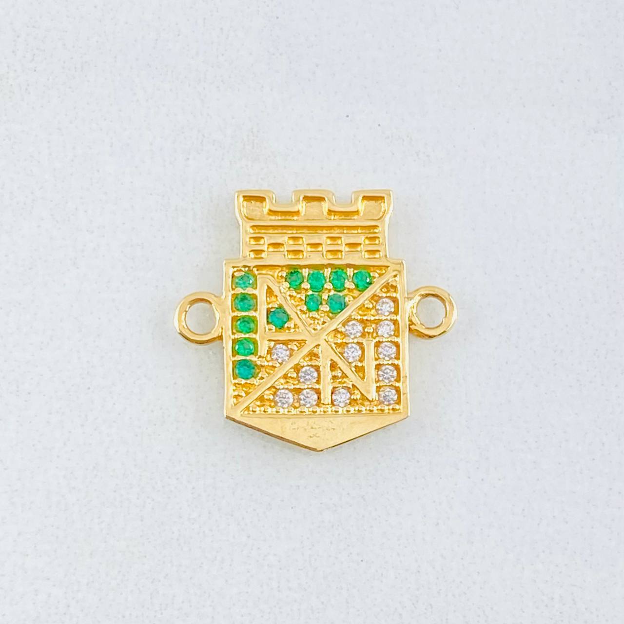 Herraje Atletico Nacional 2.2gr / 1.5cm / Oro Amarillo 18K Herraje Atletico Nacional 2.2gr / 1.5cm / Oro Amarillo 18K