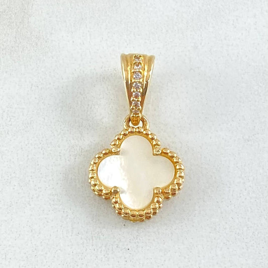 Dije Trebol 2.5gr / 2.2cm / Nac.Esp. Oro 18K *