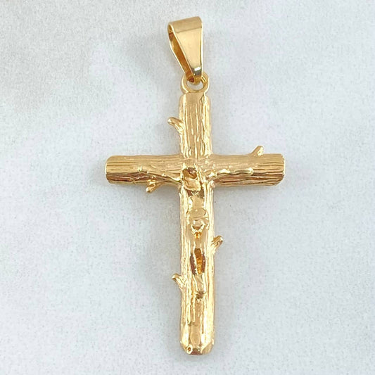 Dije Cruz Cristo 3.65gr / 4.3cm / Oro 18K