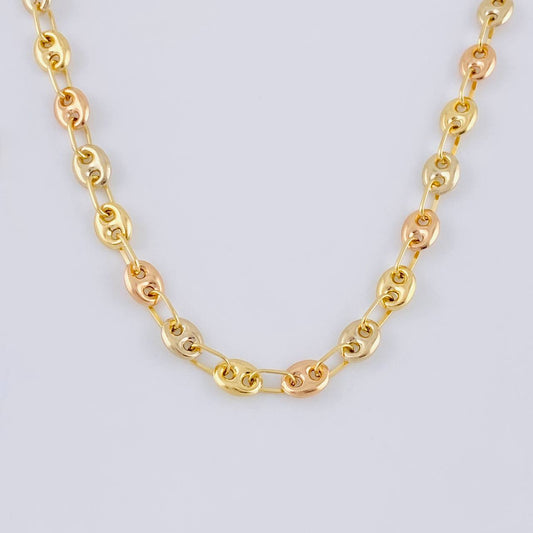 Cadena Gc 6.3 g / 51 cm / 4.15 mm Tres Oros 18K