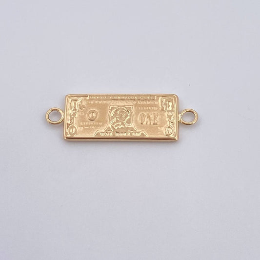 Herraje One Dólar 0.95gr / 2.3cm / Oro Amarillo 18K &