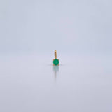 Dije Redondo 0.3gr / 0.7cm / Esmeralda 13 Pts Oro Amarillo 18K (Joya) & Dije Redondo 0.3gr / 0.7cm / Esmeralda 13 Pts Oro Amarillo 18K (Joya) &