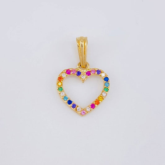 Dije Silueta Corazón 0.85g / 1.8cm Oro Amarillo 18K